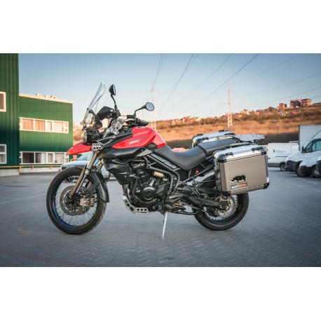 Compleet 48/41 liter koffersysteem voor de Triumph Tiger 800-XC