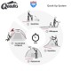 Qeedo-Quick Oak 3 All in One Paraplutent -grijs-